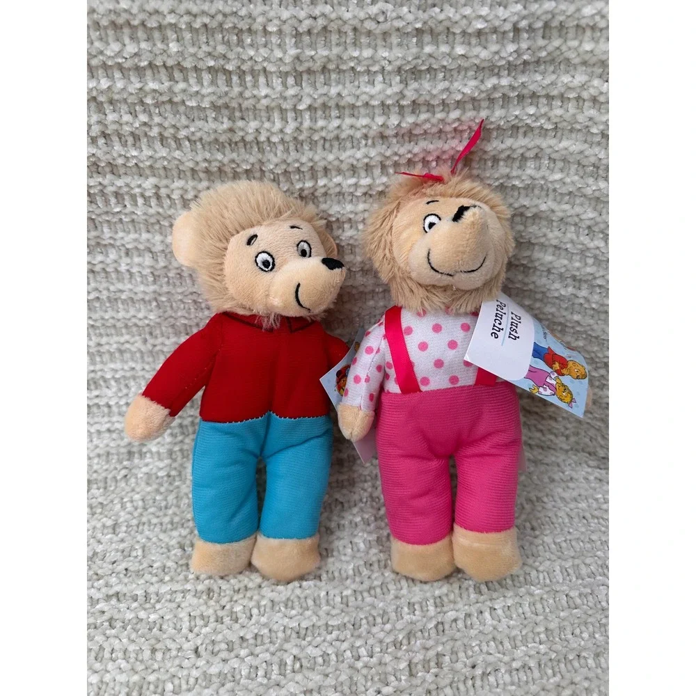 PBS Kids Plush Buster Baxter Arthur Berenstain Bears Lot 4‎ Stuffed Animal Toy